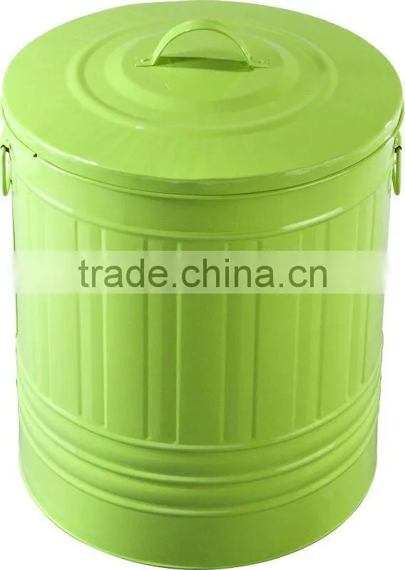 75L Zinc Plated Garbage Bin