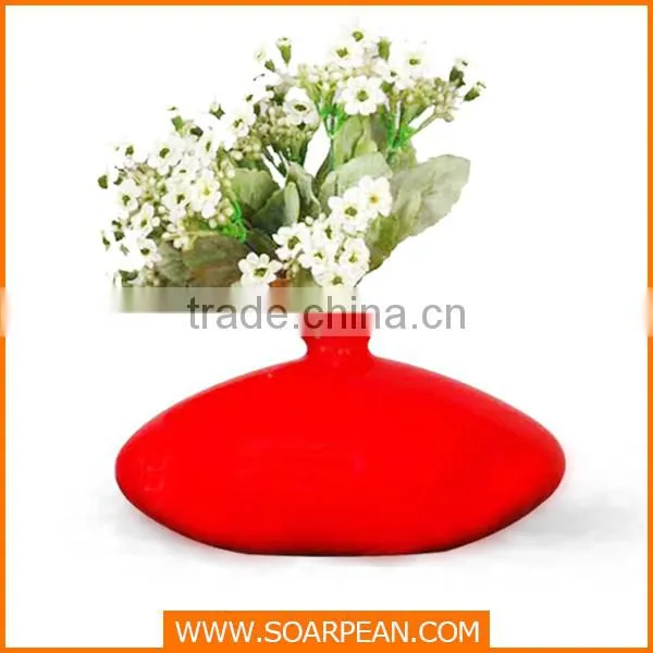Modern New Products Fiberglass Rose Flower Pot