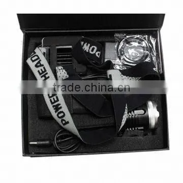Uniquefire 3 x cree U2 led power style waterproof cree headlamp 5000 lumens