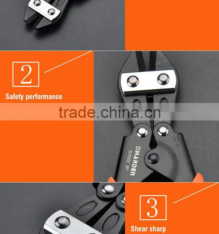 8" Lever Action Hand Tool Chrome Vanadium Mini Bolt Cutter