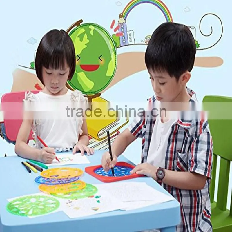 Cheap Educational Drawing Tools Custom Plastic Painting Stencil For kids