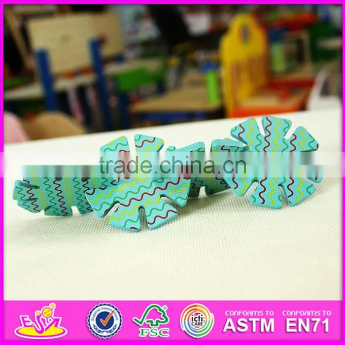 2016 new design baby wooden splicing toy, top fashion kids wooden splicing toy, imaginative children wooden splicing toy W03B054