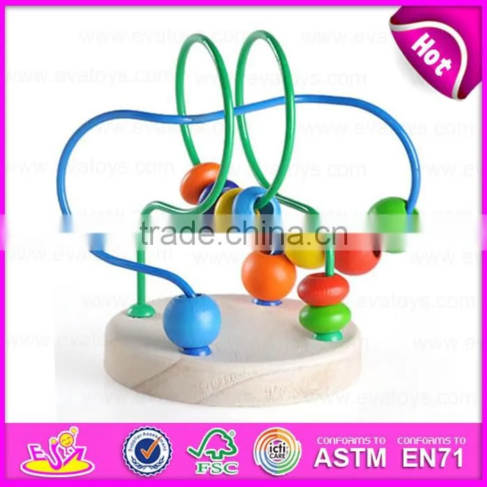 2016 hottest baby wooden beads toy W11B097
