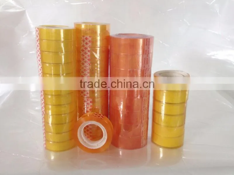water-based adhesive packing tape with sticker label