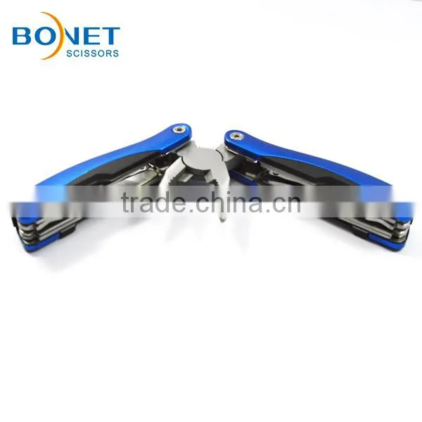 SFI0003/4 FDA qualified Stainless Steel folding multifunction fishing plier scissor