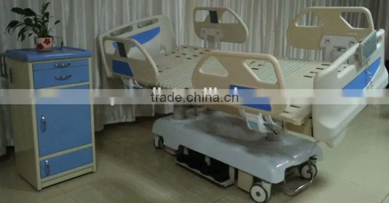 TOPMEDI Luxury 8 functions ICU electric hospital bed with CPR & ACP