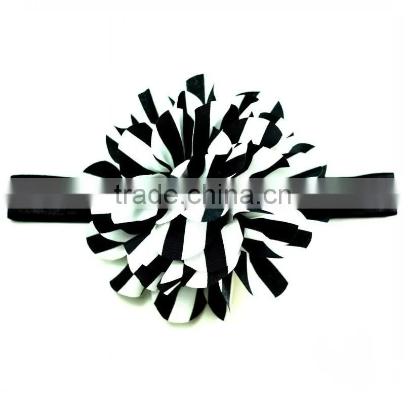 handmade fabric flower headband for kids hair accessories