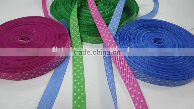 Hot Selling printed sports grosgrain satin ribbon