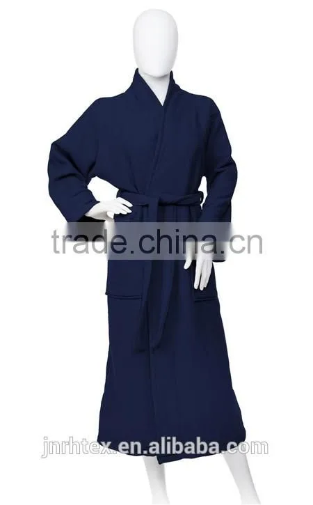 100% Premium Cotton Quick Dry Unisex Waffle Weave Bath Robe