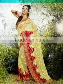 Attractive Party Wear Sarees SKU#17511