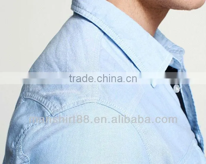 men's slim fit oxord casual shirt for men