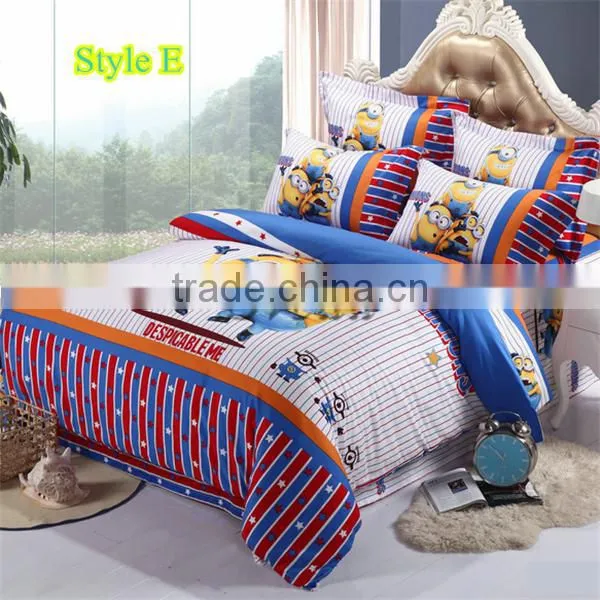 Big hero 6 bedding set 100% Cotton duvets wholesale cartoon design bedding sets