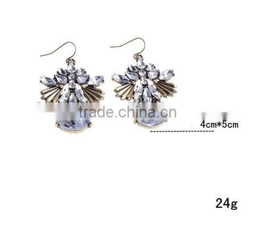 2014 Fashion Jewelry Set,Rhinestone Wedding Jewelry Set,Zircon Design Bridal Jewelry Set w Bracelet,Earring n Necklace