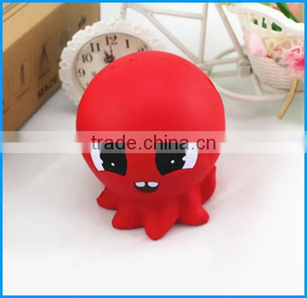 America hot selling kawaii slow rising squishy octopus toys for stress release