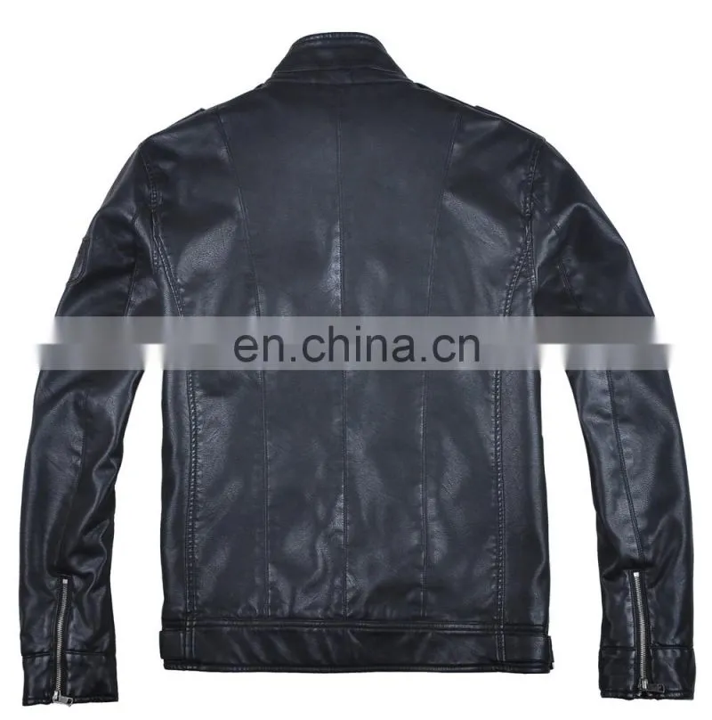2015 mens handsome last design leather jacket