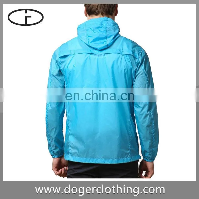 Volume supply color long sleeve hooded men's classic jacket