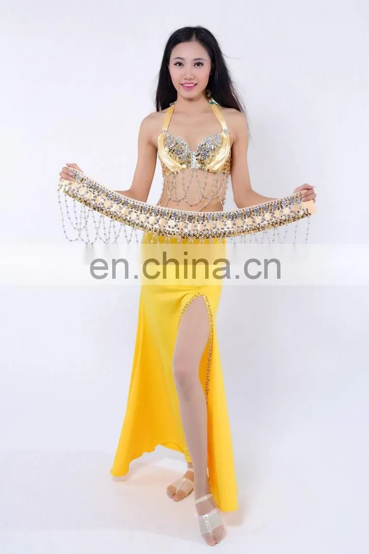 New sequins beading tassel elegant belly dance costumes outfit