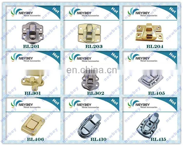 Jewelry case hardware handles and locks BD201 and BL505
