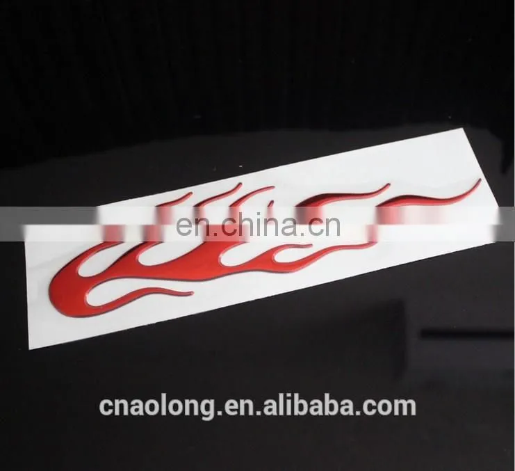 custom soft chrome logo pvc car sticker,car body sticker,self-adhesive sticker