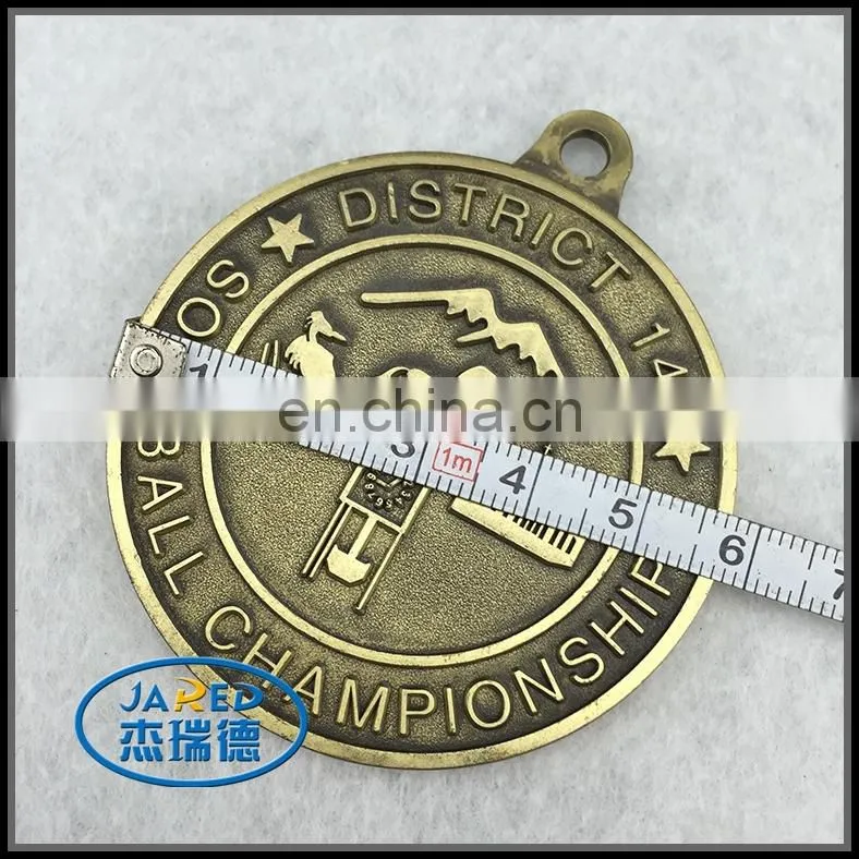 cheap custom bronze medal blank metal medallion