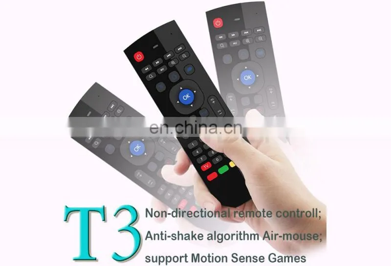 Play Game Write Keyboard Intelligence Air Fly Television Remote Control for IP TV