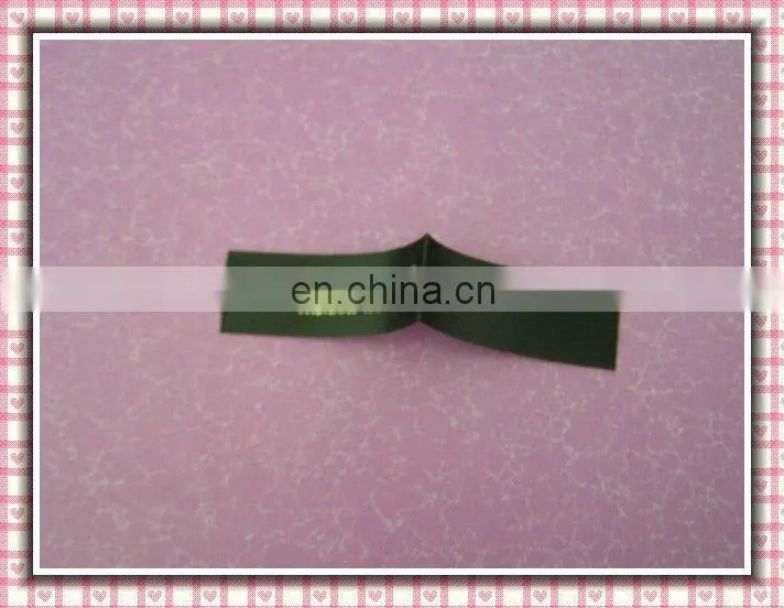 gold yarns weaving garment woven label,centre folding
