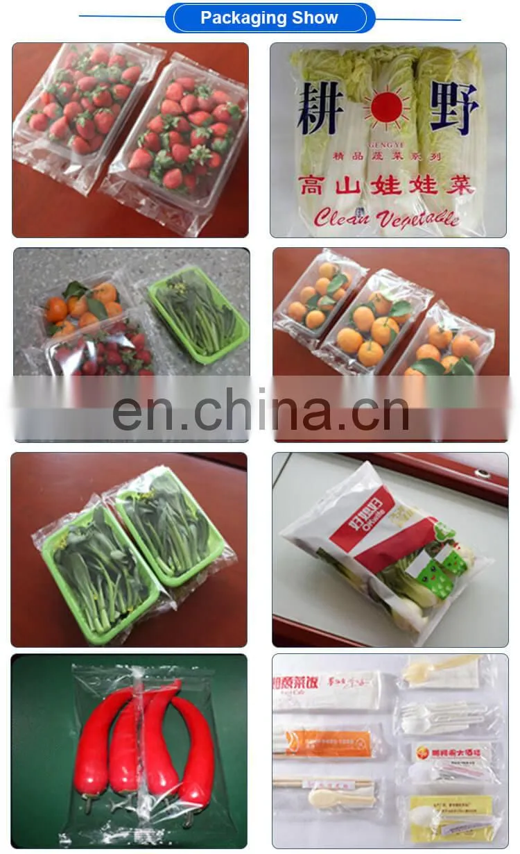China manufacturer vegetable horizontal pillow packaging machine