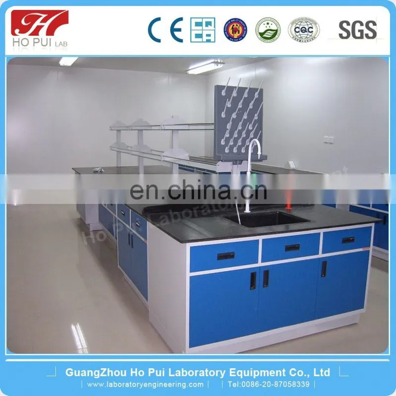 Laboratory equipment lab working test bench /island bench/central table