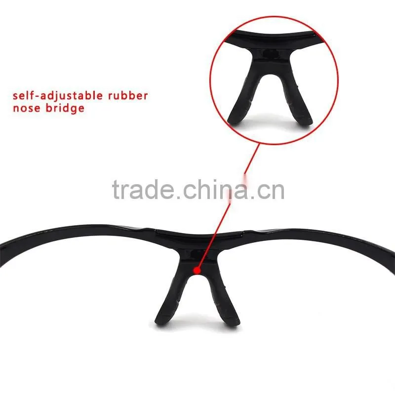 2016 hot sale dropshipping double lens blue frame polarized sport sunglasses lens set for promo