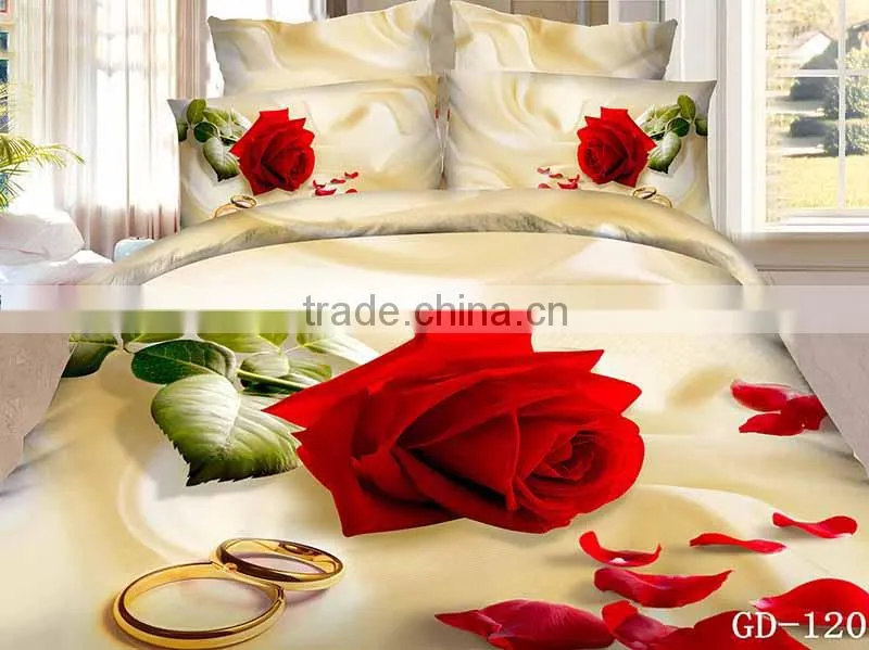 2016 latest100% cotton printed Autumn wintet bedding