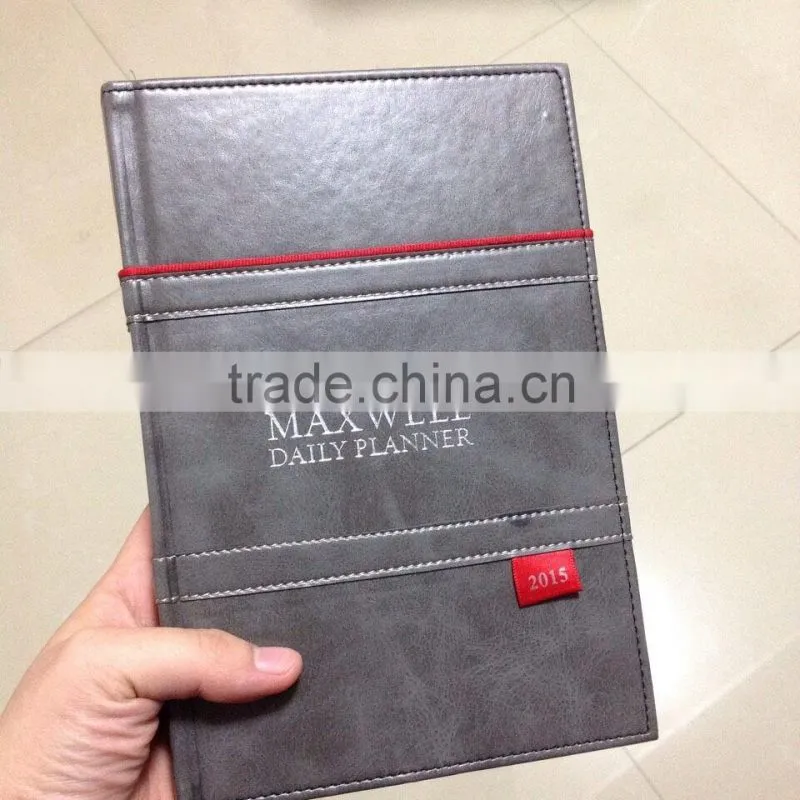 Ordered notepad with color printing edge