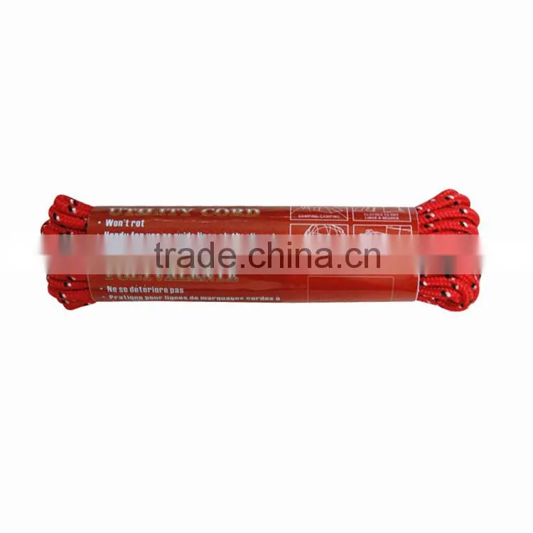 Polyester cord/polyester double braided rope multi plug extension cord