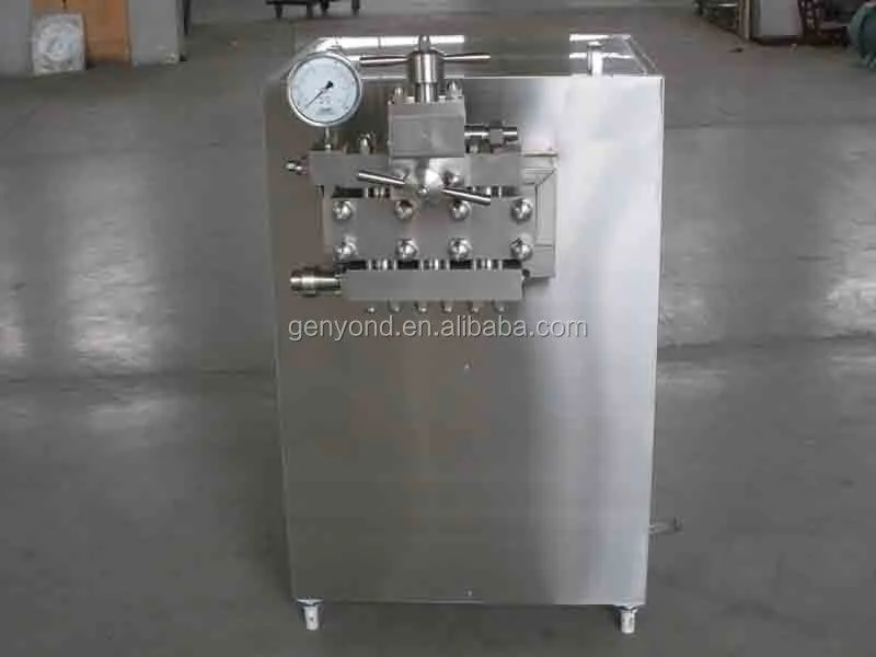 Shanghai High Pressure Homogenizer Food Production Emulsifying Cream Products Homogenizer High Pressure