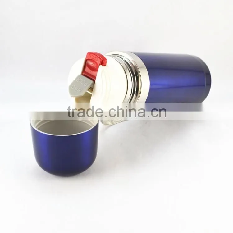 2016 Newly Hot Sale 750ml Food Grade Screen Printing Wholesale Leakproof Screen Printing Vacuum Bottle