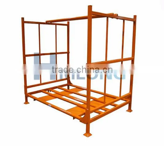 Warehouse folding metal truck spare tire rack