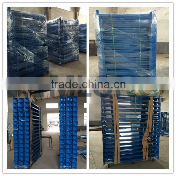 Stackable foldable metal tire storage rack