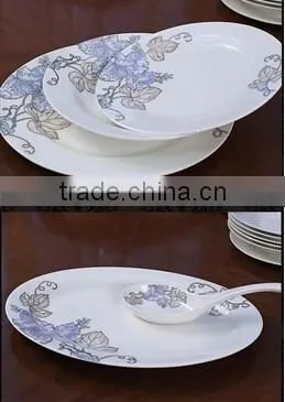 56 pcs dinner plates set