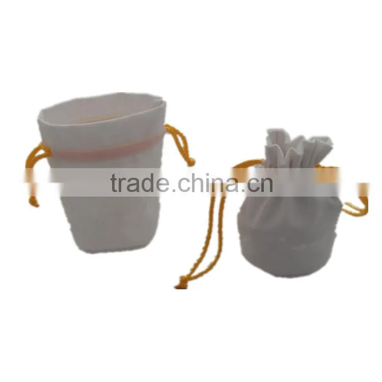 Round Bottom Jar Drawstring Velvet Pouch