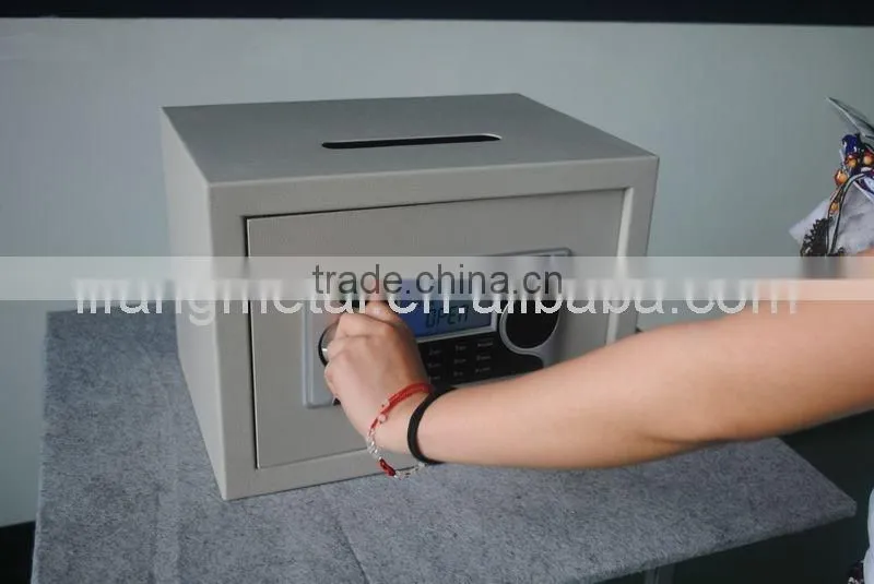 LCD display coin slot deposit safe box money safe