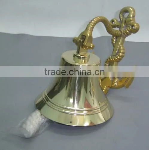 Brass Nautical Bell Wall Hanging