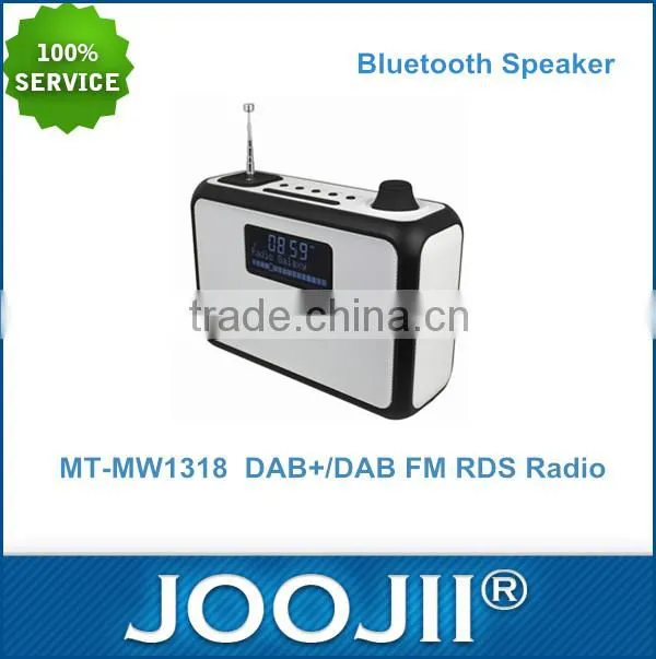 DAB+/DAB FM RDS Radio With Bluetooth Speaker, Alarm Clock Radio Support 40 Station Presets