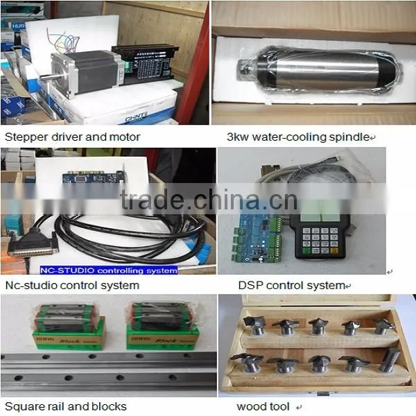 2016 New type automatic 3d sculpture carving wood cnc router