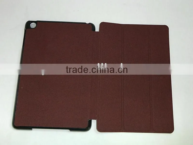 for ipad mini leather cover case slim magnetic pu leather case stand for ipad