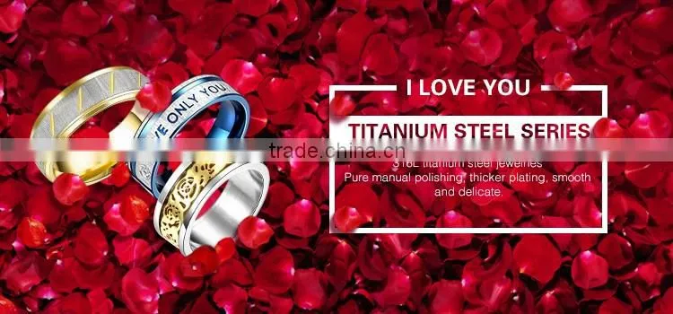 simple design titanium ring 316L steel ring,titanium 316l stainless steel rings