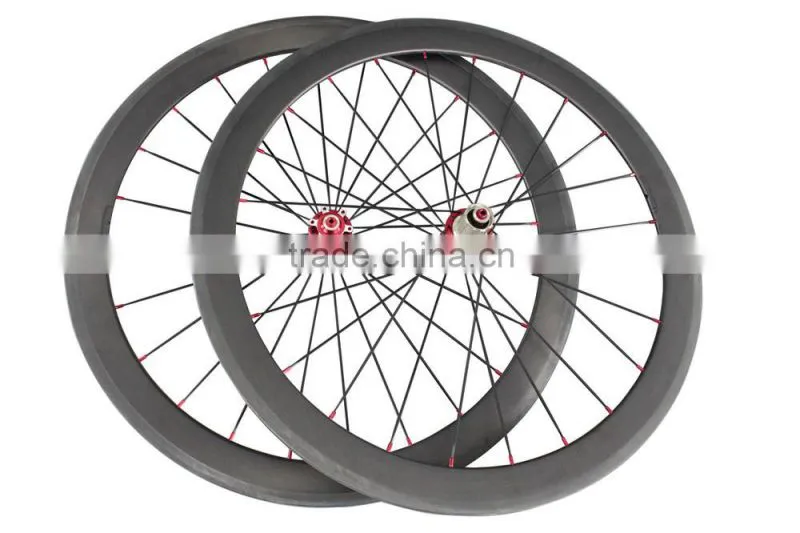 carbon bicycle disc wheelset ,700c 50mm clincher carbon disc brake wheels