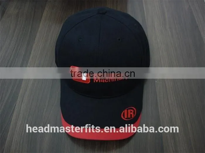 custom high quality 6 panel embroidery cotton golf hat baseball cap