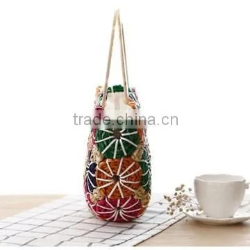 Ladies fashion summer paper straw bag