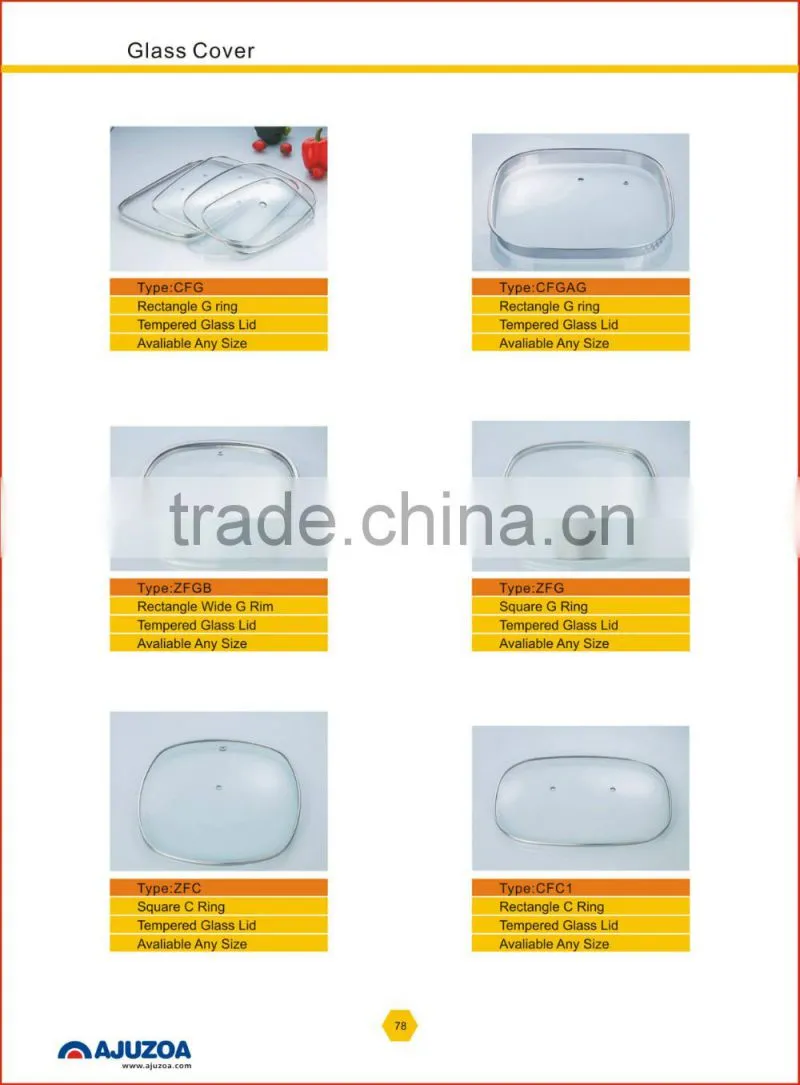Cookware Glass Cover/Lid,PTBYB-CFC2