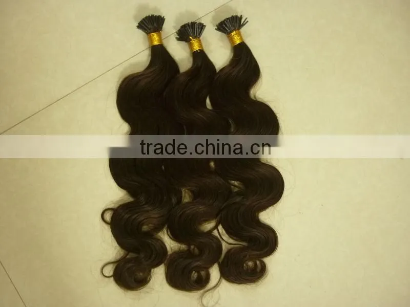 top selling and best quality cheap I tip peruvian hair