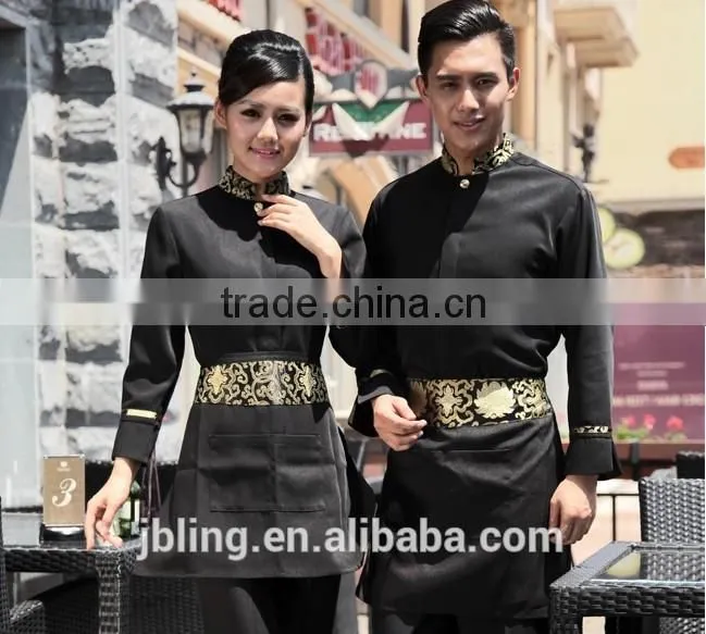 custom high quality hotel uniform